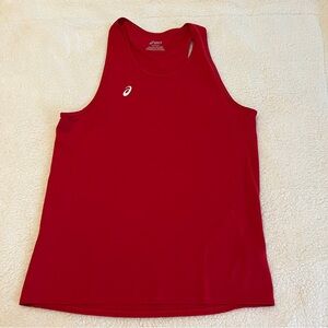 ASICS Men's Red Tank size medium